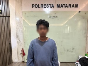 Istri Pingsan, Buruh Harian Lepas di Mataram Ternyata Bandar Sabu