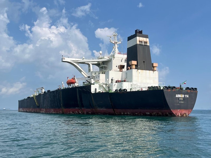 Sebuah Kapal MT Arman 114 berbendera Iran masuk ke dalam daftar lelang dari Direktorat Jenderal Kekayaan Negara. (Dok. Lelang Indonesia)