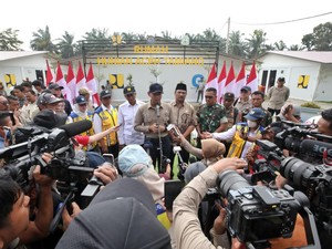 Resmikan Huntara di Aceh Tamiang, AHY Tegaskan Rumah Kebutuhan Dasar Warga