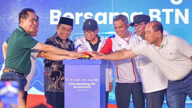 JPO Bersama BTN Dibangun, Disebut Bakal Jadi Icon Baru Jakarta