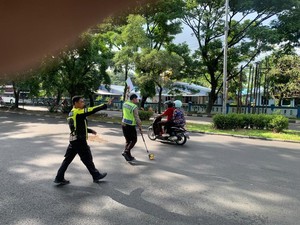 Driver Ojol Tewas Tabrakan dengan Bus di Jalan Urip Sumoharjo Makassar