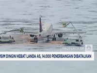 Video: Badai Musim Dingin Hebat AS, 14.000 Penerbangan Dibatalkan