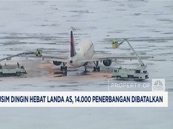 Video: Badai Musim Dingin Hebat AS, 14.000 Penerbangan Dibatalkan