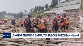 Video: Longsor Terjang Cisarua, Tim SAR Cari 80 Korban Hilang
