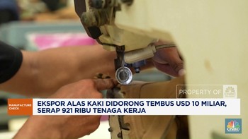 Video: Ekspor Alas Kaki Didorong Tembus USD 10 Miliar