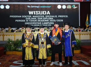 Mahasiswa Palestina Lulus S1-S2 dari Unila, Tesis Soal Terbatasnya Listrik di Gaza