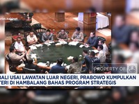 Video: Kembali Dari Davos, Prabowo Kumpulkan Menteri di Hambalang