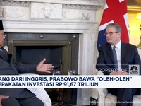 Video: Oleh-Oleh Prabowo Dari Inggris: Kesepakatan Investasi Rp91,6 T