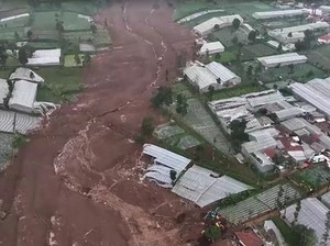 Video dari Udara: Kondisi Cisarua Bandung Barat Usai Diterjang Longsor