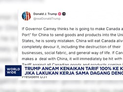 Video: Trump Ancam Kenaikan Tarif 100% ke Kanada