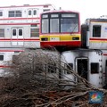 Tumpukan Bangkai Gerbong KRL Muncul di Depok, Ada Penampakan Jalita