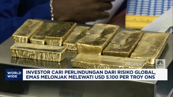 Video: Emas Melonjak Melewati USD 5.100 per Troy Ons