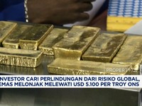 Video: Emas Melonjak Melewati USD 5.100 per Troy Ons