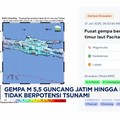 Video: Gempa M 5,5 Guncang Jatim Hingga Bali Tidak Berpotensi Tsunami