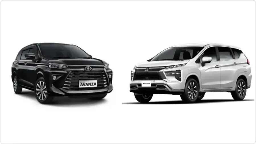 Perbandingan Toyota Avanza dan Mitsubishi Xpander. (Istimewa)