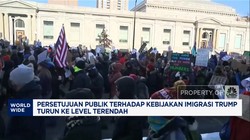 Video: Hanya 39% Warga AS Dukung Kebijakan Imigrasi Presiden Trump