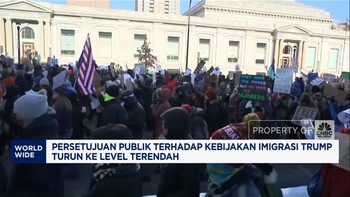 Video: Hanya 39% Warga AS Dukung Kebijakan Imigrasi Presiden Trump