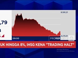 Video: Ambruk Hingga 8%, IHSG Kena "Trading Halt"