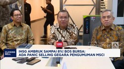 Video: IHSG Ambruk 8%! Bos Bursa: Ada Panic Selling Gegara MSCI