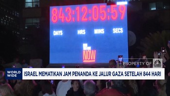 Video: Israel Matikan Jam Penanda Agresi Gaza Usai 844 Hari