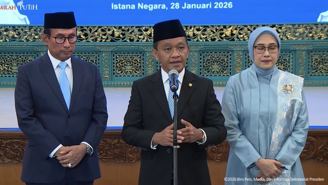 Anggota DEN Baru Resmi Dilantik, Bahlil Ungkap Arahan Prabowo