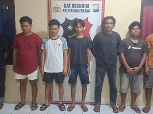 Tampang 7 Pemuda yang Lempar Batu-Air Panas ke Mobil Berisi Ibu-2 Anak di Luwu