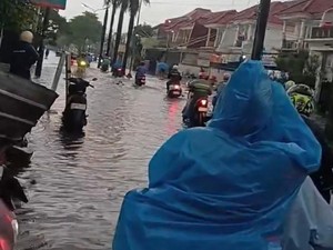 Bekasi Diguyur Hujan, Harapan Indah hingga Kalimalang Bekasi Banjir