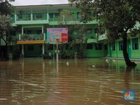 Banjir Rendam Jalan Inspeksi di Jakarta Utara, Sekolah Diliburkan
