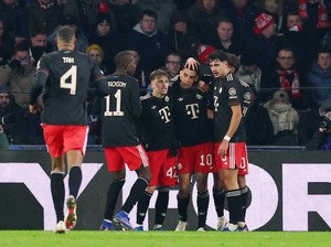 Menang 2-1, Bayern Singkirkan PSV dari Liga Champions
