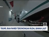 Gertak Trump, Iran Pamer Terowongan Rudal Bawah Laut