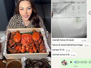 Lisa Mariana dan Keluarganya Keracunan Kepiting Alaska, Ibunda Masuk RS