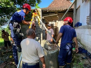 Kambing Nyemplung Sumur 28 Meter di Boyolali, Damkar Turun Tangan