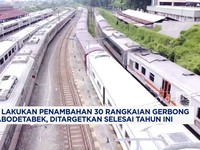 Video: PT KAI Bakal Tambah 30 Rangkaian Gerbong KRL Jabodetabek