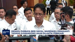 Video: Purbaya Sinyalkan Wamenkeu Pengganti Thomas Dilantik Februari