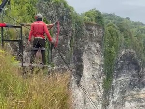 Sudah Ditutup, Wahana Bungee Jumping di Nusa Penida Diduga Nekat Beroperasi