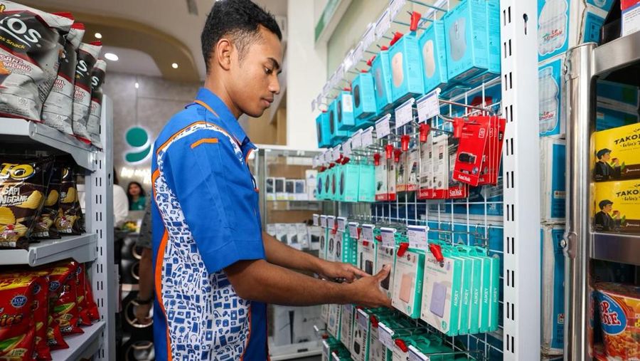 Bank Artha Graha Internasional (BAGI) bersama Electronic City dan Grooceries City resmi hadir untuk melayani masyarakat serta pelaku usaha di IKN. (Dok. HUmas OIKN)