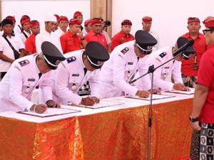 Tertunda Sejak 2024, 4 Perbekel PAW di Tabanan Resmi Dilantik