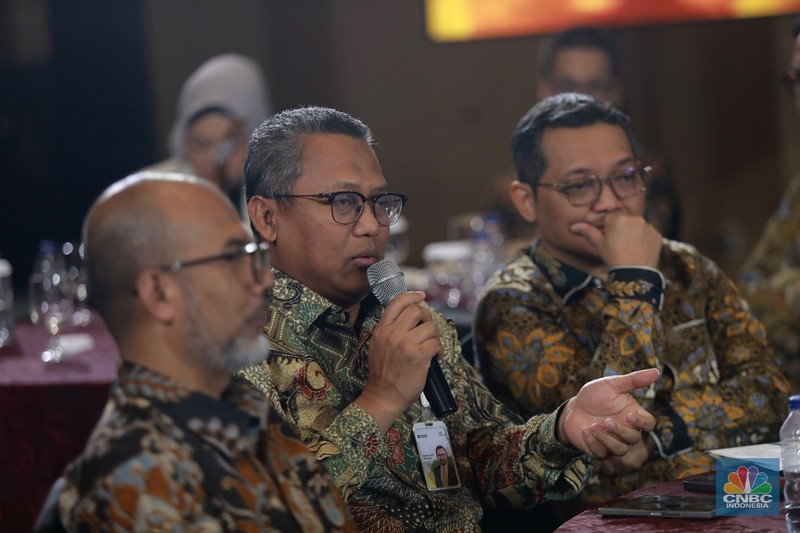 Deputi Bidang Koordinasi Energi &amp; Sumber Daya Mineral Kementerian Koordinator Bidang Perekonomian, Elen Setiadi menyampaikan paparan dalam acara Gold Outlook 2026 di Menara Bank Mega, Jakarta, Jumat (30/1/2026). (CNBC Indonesia/Muhammad Sabki)