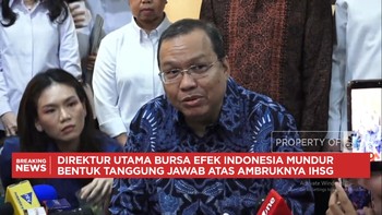 Video: Dirut BEI, Iman Rachman Mengundurkan Diri Usai IHSG Ambruk