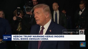 Video: Heboh! Trump warning keras inggris soal bisnis dengan china