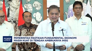 Video: IHSG Ambruk, Pemerintah Pastikan Fundamental Ekonomi Kuat