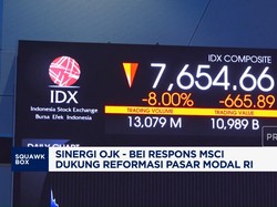 Video: Sinergi OJK-BEI Respons MSCI Dukung Reformasi Pasar Modal