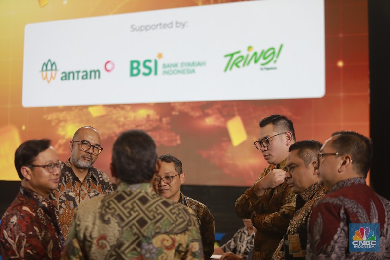 Deputi Bidang Koordinasi Energi &amp; Sumber Daya Mineral Kementerian Koordinator Bidang Perekonomian, Elen Setiadi menyampaikan paparan dalam acara Gold Outlook 2026 di Menara Bank Mega, Jakarta, Jumat (30/1/2026). (CNBC Indonesia/Muhammad Sabki)