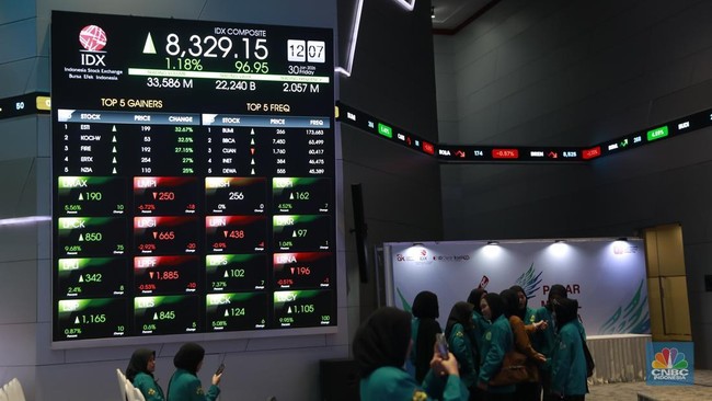 IHSG Sesi II Ditutup Lompat 1,41% ke Level 7.440