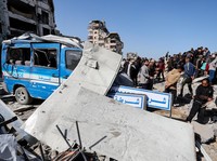 Detik-Detik Israel Bom Gaza Terekam, 12 Warga Palestina Tewas