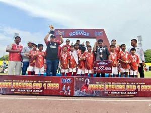 Andre Rosiade Cup 1 2026 Resmi Ditutup