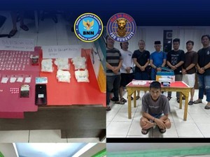 BNN Tangkap Pengedar Narkoba di Bangka Belitung, Sabu-Ekstasi Disita