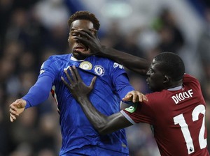 Chelsea Tertinggal 0-2 dari West Ham di Babak Pertama