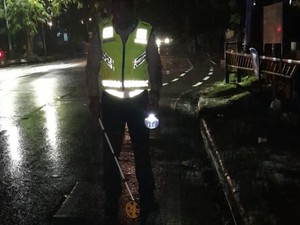 Motor Tabrak Trotoar di Depan Konjen Jepang Denpasar, 1 Orang Tewas