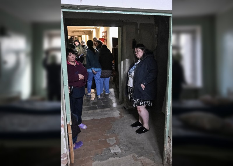 Kondisi rumah sakit bersalin yang mengalami kerusakan usai terkena serangan pesawat tak berawak Rusia, di Zaporizhzhia, Ukraina, Minggu (1/2/2026). (REUTERS/Stringer)